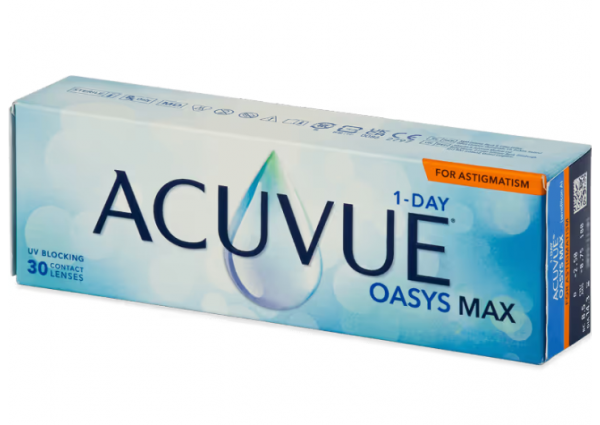 1 Day Acuvue Oasys Max Astigmatismo 30 Lentes